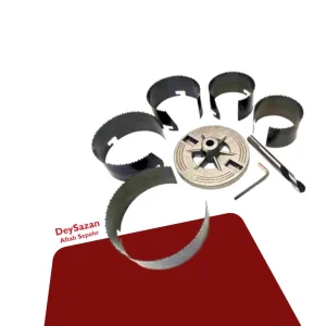 ست تیغه گردبر پنج تیکه (95-81-74-67-60 میلیمتری)