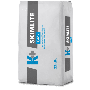 کیسه 25 کیلویی ملات سیمانی اسکیم لایت Gray آماده برای اجرا