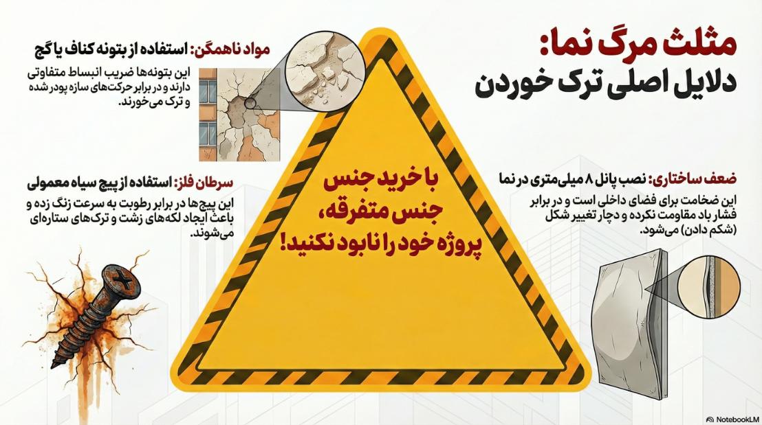 اینفوگرافی مثلث مرگ نما (دلایل اصلی ترک)