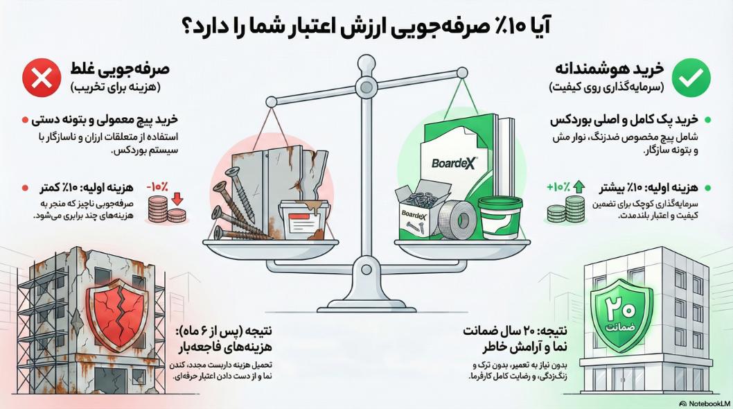 اینفوگرافیک خرید بوردکس مناسب